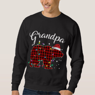 Red Pset Grandpa Beer Matching Buffalo Pajama Trui