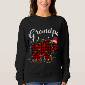 Red Pset Grandpa Beer Matching Buffalo Pajama Trui