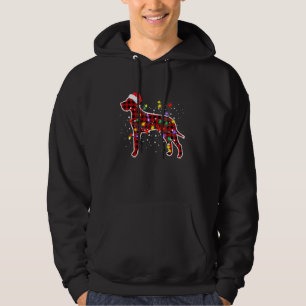 Red Pset Great Dane Dog-kerstpyjama Xmas Li Hoodie