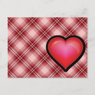 Red Pset Heart Briefkaart