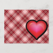 Red Pset Heart Briefkaart (Voorkant)