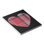 Red Pset Heart Notitieblok (Schuin)