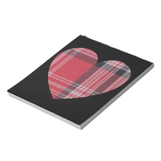 Red Pset Heart Notitieblok (Linkerzijde)