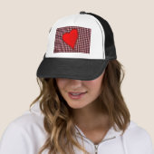 Red Pset Heart Trucker Pet (In situ)