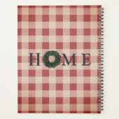 Red Pset HOME Script Gingham Land Planner (Achterkant)