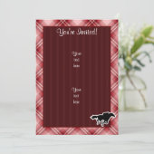 Red Pset Horse Racing Kaart (Staand voorkant)