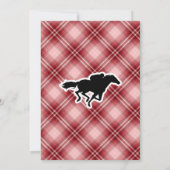 Red Pset Horse Racing Kaart (Achterkant)