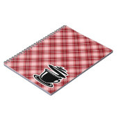 Red Pset Hot Coffee Notitieboek (Linkerzijde)