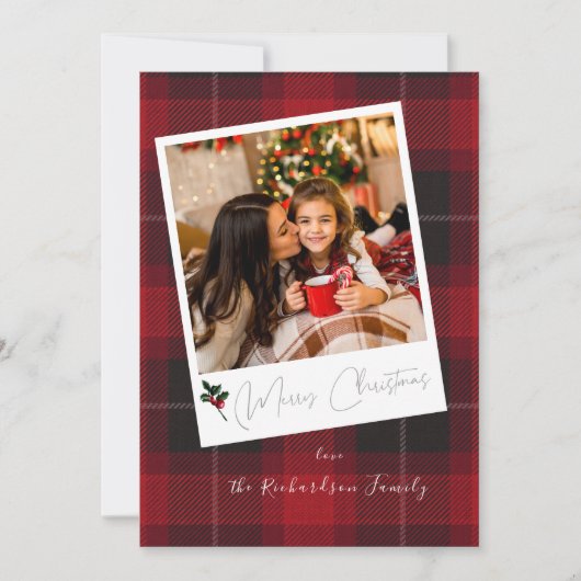 Red Pset Instant Photo Merry kerst (Voorkant)