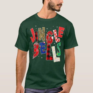 Red Pset Jingle Bells kerstfamilie Pajama T-shirt