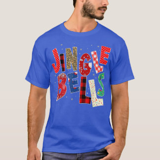 Red Pset Jingle Bells kerstfamilie Pajama T-shirt