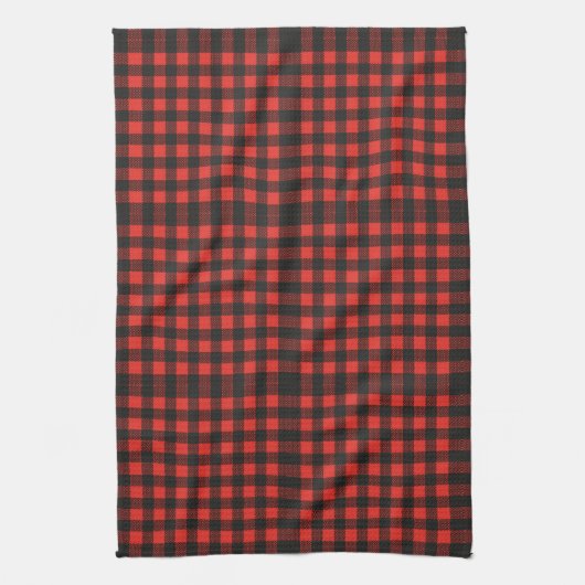 Red Pset-kerstdecor Kitchen Theedoek (Verticaal)