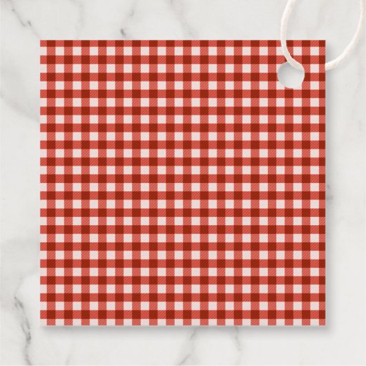 Red Pset kerstrecker Mouse King naar/from Bedankjes Labels (Achterkant)