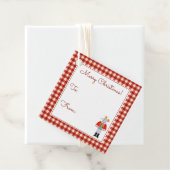 Red Pset kerstrecker Mouse King naar/from Bedankjes Labels (In situ)