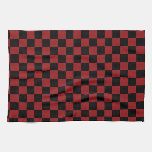 Red Pset Kitchen Towel Theedoek (Horizontaal)