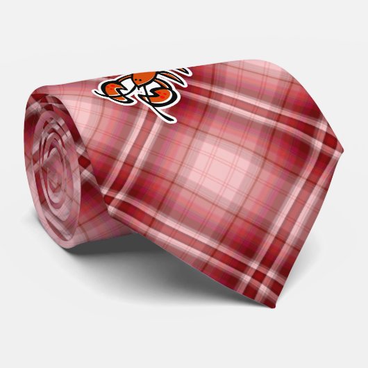 Red Pset Lobster Stropdas (Opgerold)