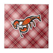 Red Pset Lobster Tegeltje (Voorkant)
