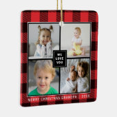 Red Pset|Merry Kerstopa|Foto Collage Keramisch Ornament