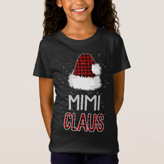 Red Pset Mimi Claus - Matching Family Funny Chris T-shirt (Voorkant)