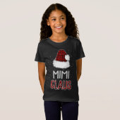 Red Pset Mimi Claus - Matching Family Funny Chris T-shirt (Voorkant volledig)