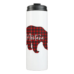 Red Pset Montana Beer Matching Pajama Family Thermosbeker