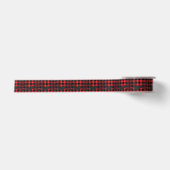 Red Pset Moose Silhouette Satijnen Lint (Voorkant)