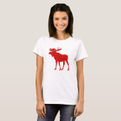 Red Pset Moose T-shirt (Voorkant volledig)