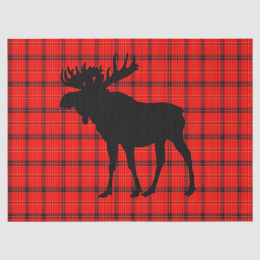 Red Pset Moose Tissuepapier (Voorkant)