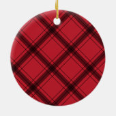 Red Pset-naam & foto voor altijd in ons hart Keramisch Ornament (Achterkant)