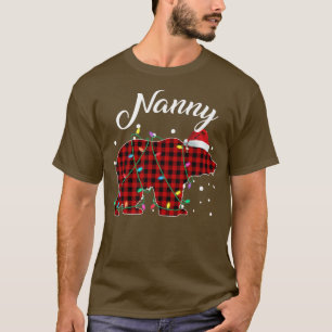 Red Pset Nanny Beer Matching Buffalo Pajama T-shirt