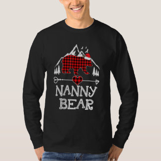 Red Pset Nanny Beer Matching Pajama T-shirt