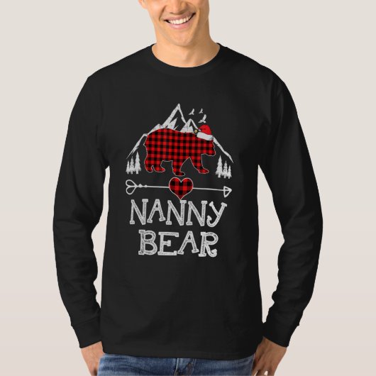 Red Pset Nanny Beer Matching Pajama T-shirt (Voorkant)