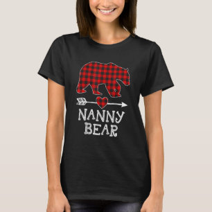 Red Pset Nanny Beer Matching Pajama T-shirt