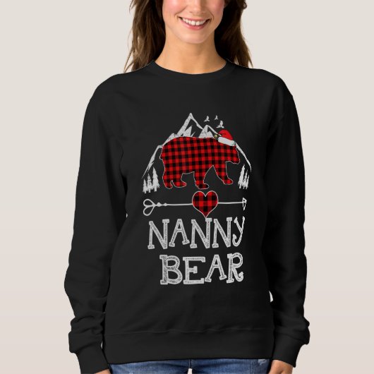 Red Pset Nanny Beer Matching Pajama Trui (Voorkant)