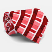 Red Pset Necktie Stropdas (Opgerold)