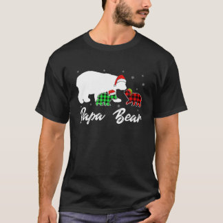 Red Pset Papa Beer komt overeen met kerstpaja T-shirt
