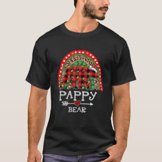 Red Pset Pappy Beer Kerstmis Regenboogpajama Matc T-shirt