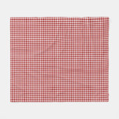Red Pset Picnic Fleece Deken (Voorkant (Horizontaal))