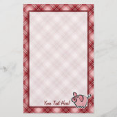 Red Pset Pig Briefpapier (Voorkant)
