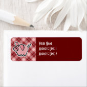 Red Pset Pig Etiket (Insitu)