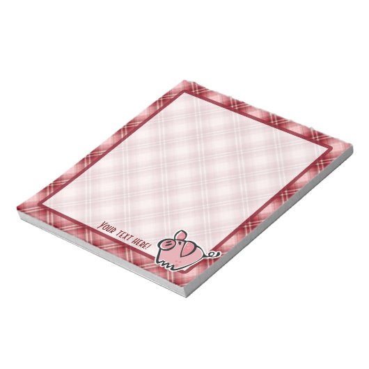 Red Pset Pig Notitieblok (Linkerzijde)