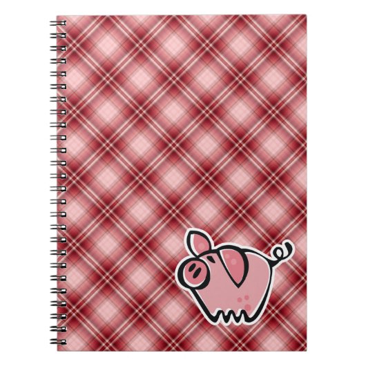 Red Pset Pig Notitieboek (Voorkant)