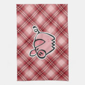 Red Pset Pig Theedoek (Verticaal)