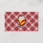 Red Pset Popcorn Visitekaartje (Achterkant)