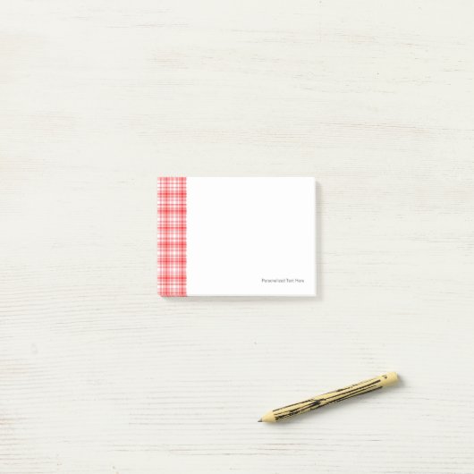 Red Pset Post-it® Notes (Op bureau)