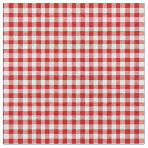 Red Pset, Red Gingham Stof