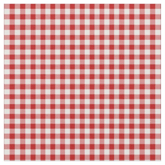 Red Pset, Red Gingham Stof (Close Up)