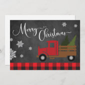 Red Pset Red-kerstkaart Feestdagenkaart (Voorkant / Achterkant)