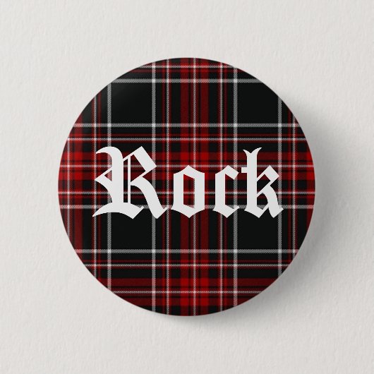 Red Pset Rock - Button (Voorkant)
