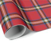 Red Pset, Royal Stewart Tartan Cadeaupapier (Rol Hoek)